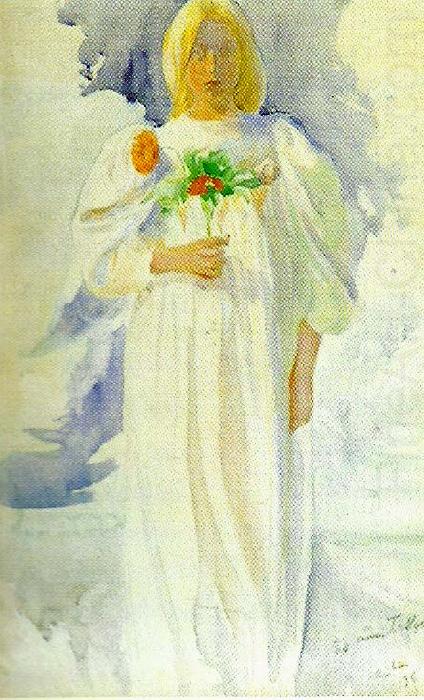 Carl Larsson bonens angel china oil painting image